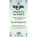 Rasmi Electronics 3 Phasen RFI Filter Typ RS 3008-G5 8A 440V