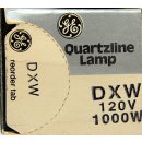 GE General Electric DXW Quartzlampe 120V 1000W Quartzline Lamp