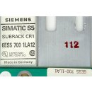 Siemens Simatic S5 6ES5700-1LA12 Subrack CR1 6ES5 700-1LA12