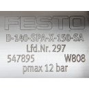 Festo 547895 Pneumatikzylinder D-140-SPA-X-150-SA