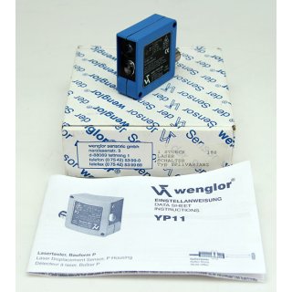 Wenglor Lasertaster YP11VAH3ANZ Reflextaster Kontrasterkennung
