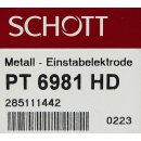 Schott Elektrode Pt6981HD Metall Einstabelektrode