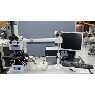 Nikon Eclipse E1000M Mikroskop Scanningtisch Mitbeobachtereinheit