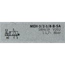 3 Stück Festo MEH-3/2-1/8-B-SA Magnetventil 189419