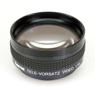 Hama Tele-Voratz Video 1,5x Objektiv Lens