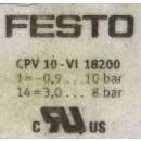 Festo CPV-10-VI Ventilinsel 18200 CPV10-GE-MP-6 18254