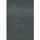 12 Stück VDL PVC-U Fitting Winkel 90° und T-Stück 110mm