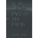 12 Stück VDL PVC-U Fitting Winkel 90° und T-Stück 110mm