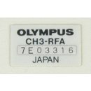 Olympus CH3-RFA Auflichtachse für Fluoreszenz geeignet