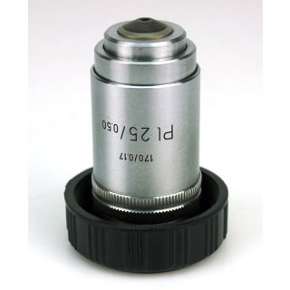 Leitz Mikroskop Objektiv PL 25/0.50 170/0.17 C18393