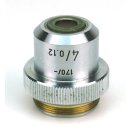 Leitz Mikroskop Objektiv 4/0.12 170/- RMS-Gewinde