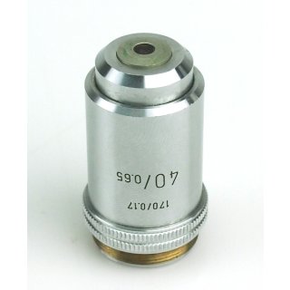Leitz Mikroskop Objektiv 40/0.65 170/0.17