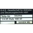 GAS Servopneumatische Linearachse Typ LA85-100AT