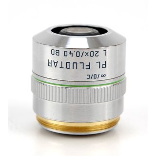 Leica Mikroskop Objektiv PL Fluotar L 20x/0.40 BD 766001