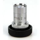 Leitz Mikroskop Objektiv Pl 2.5X/0.08 170/-