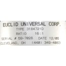 Kinetek Euclid Universal Antriebsachse 318 Ratio 16:1