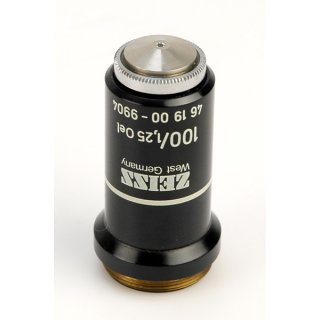 Zeiss Mikroskop Objektiv 100X/1,25 Öl 160/- 461900-9904