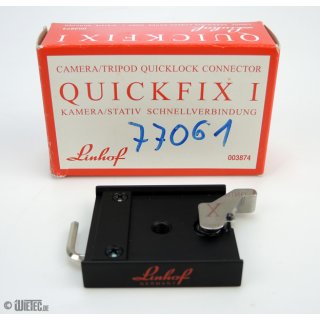 Linhof Quickfix I 003874 Kamera Stativ Schnellverbindung #D10318