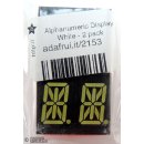 10 Stück Adafruit 4-fach alphanumerisches LED Display 2157 #D10477