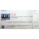 10 Stück Adafruit 4-fach alphanumerisches LED Display 2157 #D10477