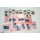 10 Stück Adafruit 4-fach alphanumerisches LED Display 2157 #D10477