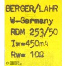 Berger Lahr Schrittmotor RDM 253/50 450mA 10Ohm RDM253/50