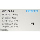 Festo Druckregelventil 162834 LRP-1/4-2,5 mit SMC Druckschalter