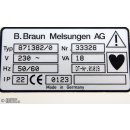 B Braun Perfusor fm Spritzenpumpe MFC PFAE 8713820 #10987