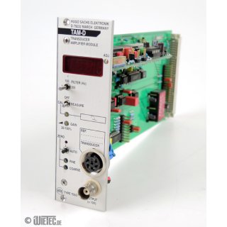 HSE Hugo Sachs TAM-D Transducer Amplifier Module Plugsys Karte
