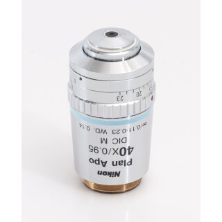 Nikon Mikroskop Objektiv Plan Apo 40X/0.95 DIC M MRD00400