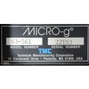 TMC Micro-g 63-561 Antivibrationstisch Schwingungsdämpfung #11345