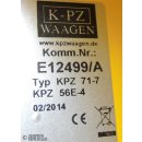 K-PZ Waage Plattformwaage mit Anzeigeelektronik KPZ 56E-4 #D11370