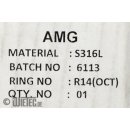55 Stück AMG Sealing RTJ Metalldichtung Dichtungsring R14 #D11651