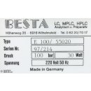 Besta E100 HPLC Hochdruck Pumpe Einkopf-Kolbenpumpe 55020