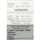 Merck Hitachi HPLC Column Oven LaChrom Elite L-2300 Säulenofen