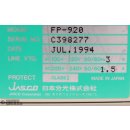 Jasco FP-920 Fluoreszenzdetektor Fluorescence Detector