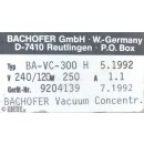 Bachofer Vacuum Concentrator BA-VC-300 H Vakuumkonzentrator