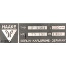 Haake FK F4391 Kältethermostat Kühlthermostat mit Badgefäß