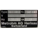 Metrohm 661 Pump Unit Pumpeneinheit für Karl Fischer Titration