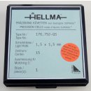 Hellma 176.752-QS Fluoreszenz Kompakt-Durchflussküvette
