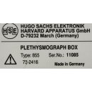 HSE Hugo Sachs Harvard Apparatus Plethysmograph Box Typ 855