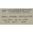 HSE Hugo Sachs KTR-4 Rodent Ventilator Beatmungsgerät für Tiere