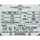 Power Plate Vibrationsmotor MVE 100/3 für Vibrationsplatte MY3