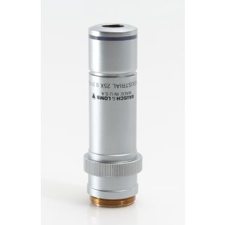 Bausch & Lomb Mikroskop Objektiv Industrial 25x/0.31 N.A.