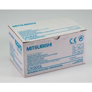 Mitsubishi CK900L Papier 11x16 cm und Thermosublimations-Farbband