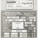 Hadef Elektro Kettenzug 62/05 400kg