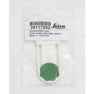 Leica microscope filter holder with green light 30117202