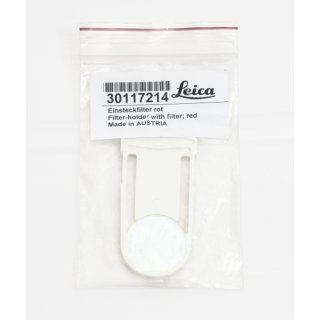 Leica microscope filter holder with red filter 30117214