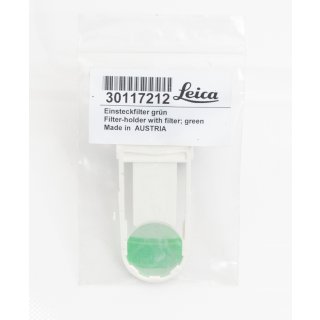 Leica microscope filter holder with green light 30117212