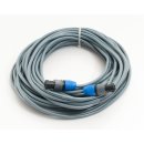 Speaker cable MTI Neutrik NL2FC 2x2,50mm 15 meters long